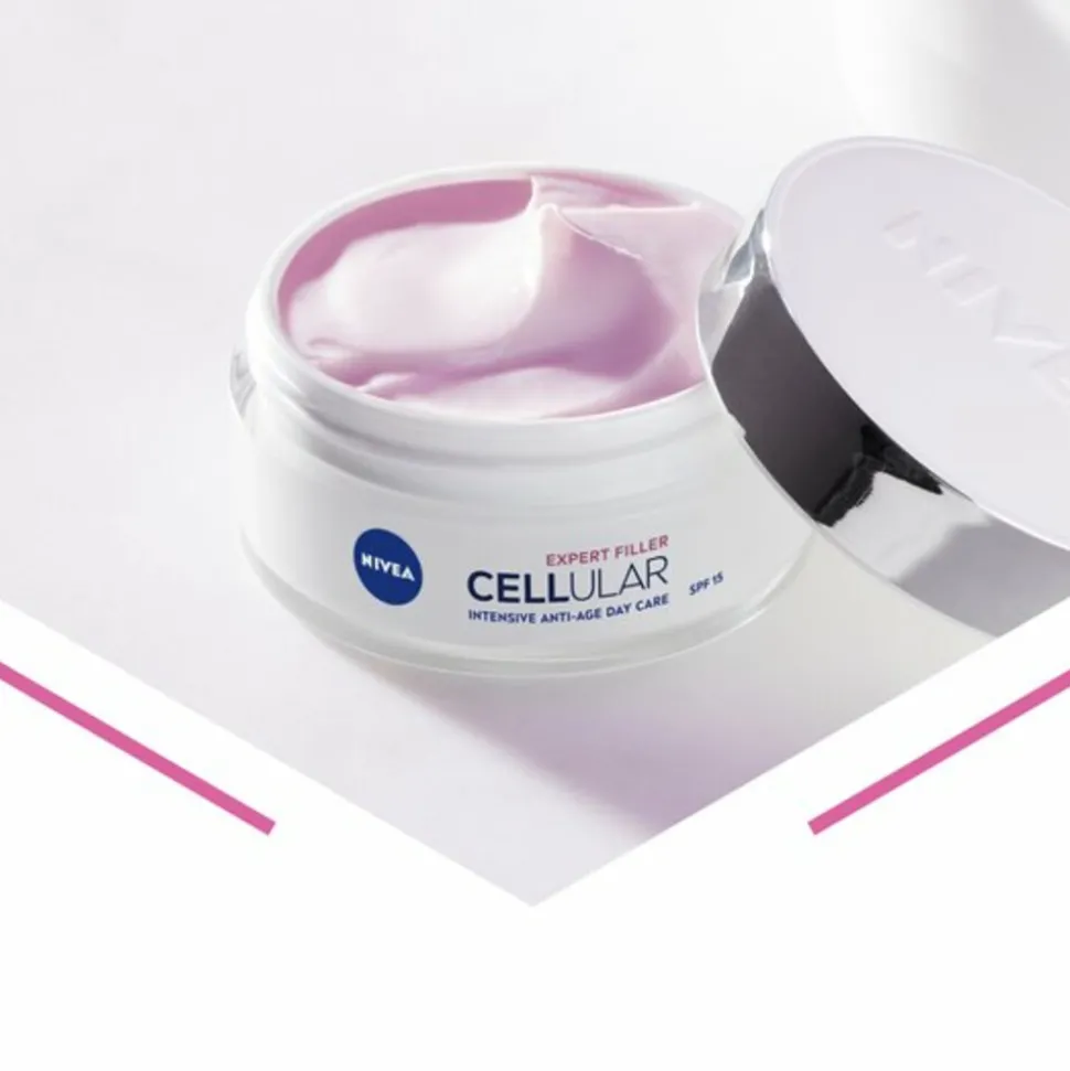 3x NIVEA Cellular Filler Dagcrème Anti-Age SPF 15 50 ml