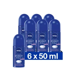 6x NIVEA Deodorant Roller Protect en Care 50 ml
