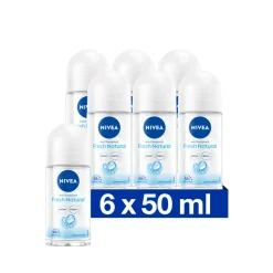 6x NIVEA Deodorant Roller Fresh Natural 50 ml