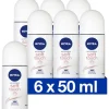 6x NIVEA Deodorant Roller Soft Touch