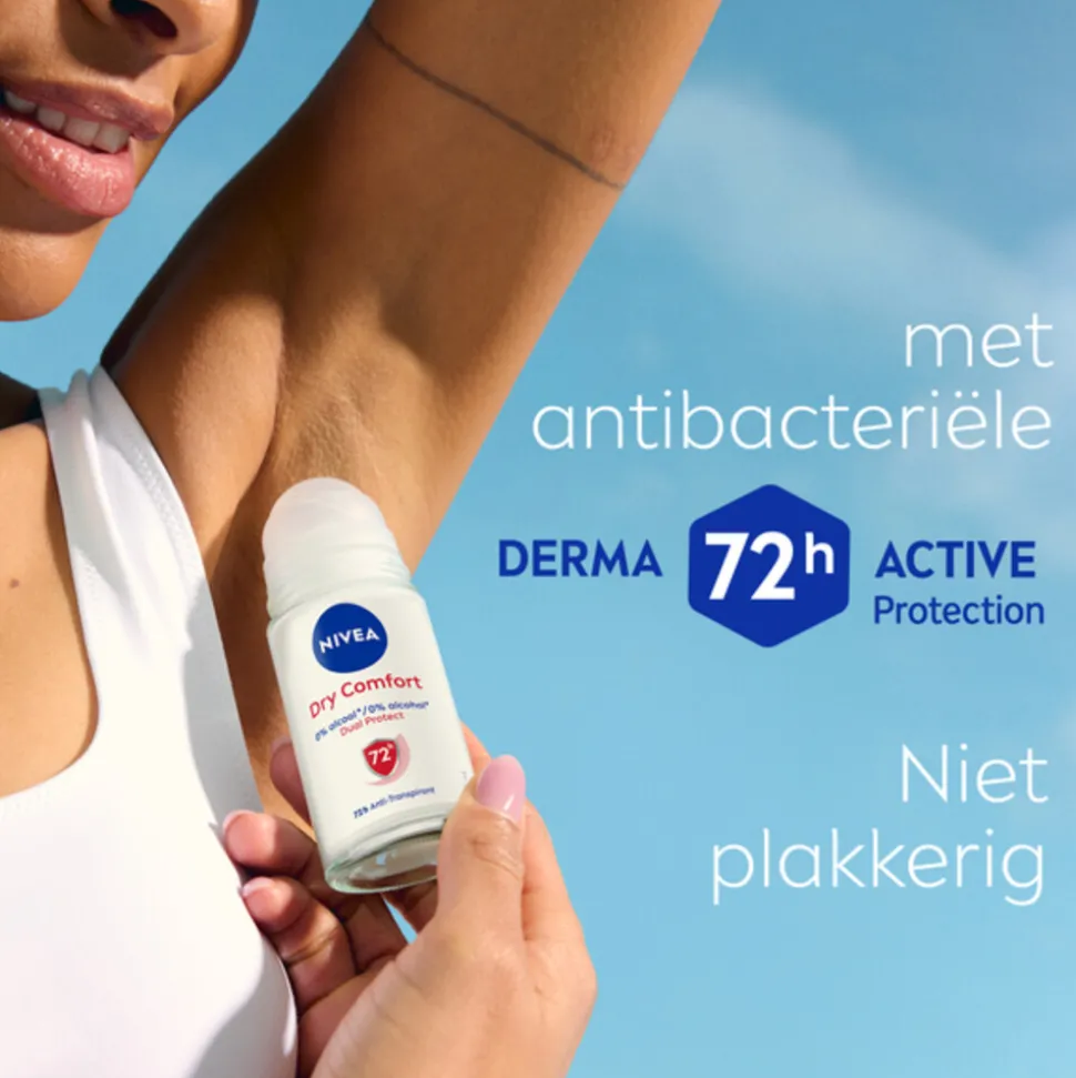6x NIVEA Deodorant Roller Dry Comfort 50 ml