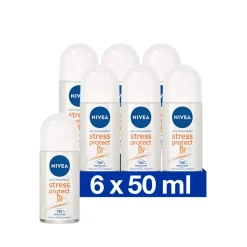 6x NIVEA Deodorant Roller Stress Protect 50 ml