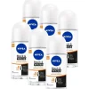 6x NIVEA Deodorant Roller Black & White Ultimate Impact 50 ml