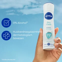 6x NIVEA Deodorant Spray Dry Fresh 150 ml
