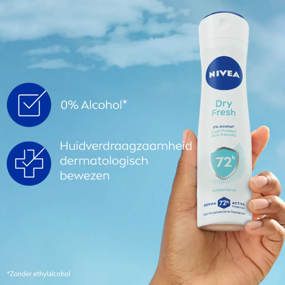 6x NIVEA Deodorant Spray Dry Fresh 150 ml