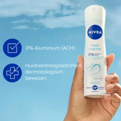 6x NIVEA Deodorant Spray Fresh Natural 150 ml