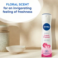 6x NIVEA Deodorant Spray Fresh Flowers 150 ml