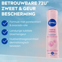 6x NIVEA Deodorant Spray Pearl & Beauty 150 ml