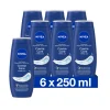 6x NIVEA Douchecrème Care 250 ml