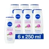 6x NIVEA Douchecrème Cashmere & Cotton Seed Oil 250 ml