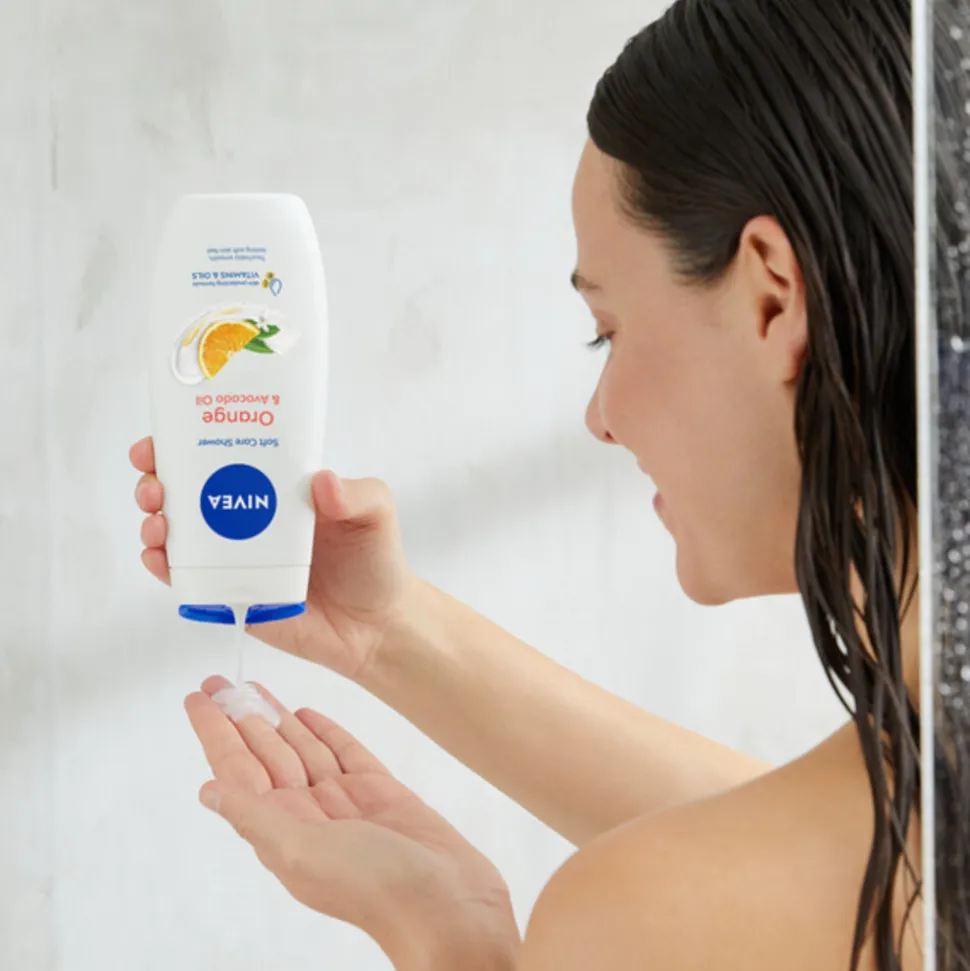 6x NIVEA Douchecrème Orange en Avocado 250 ml
