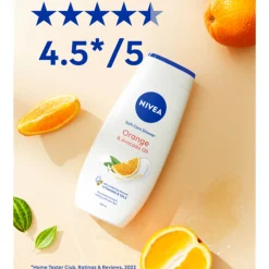 6x NIVEA Douchecrème Orange en Avocado 250 ml