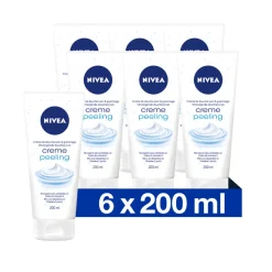 6x NIVEA Douchecrème Scrub Peeling 200 ml