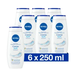 6x NIVEA Douchecrème Soft 250 ml