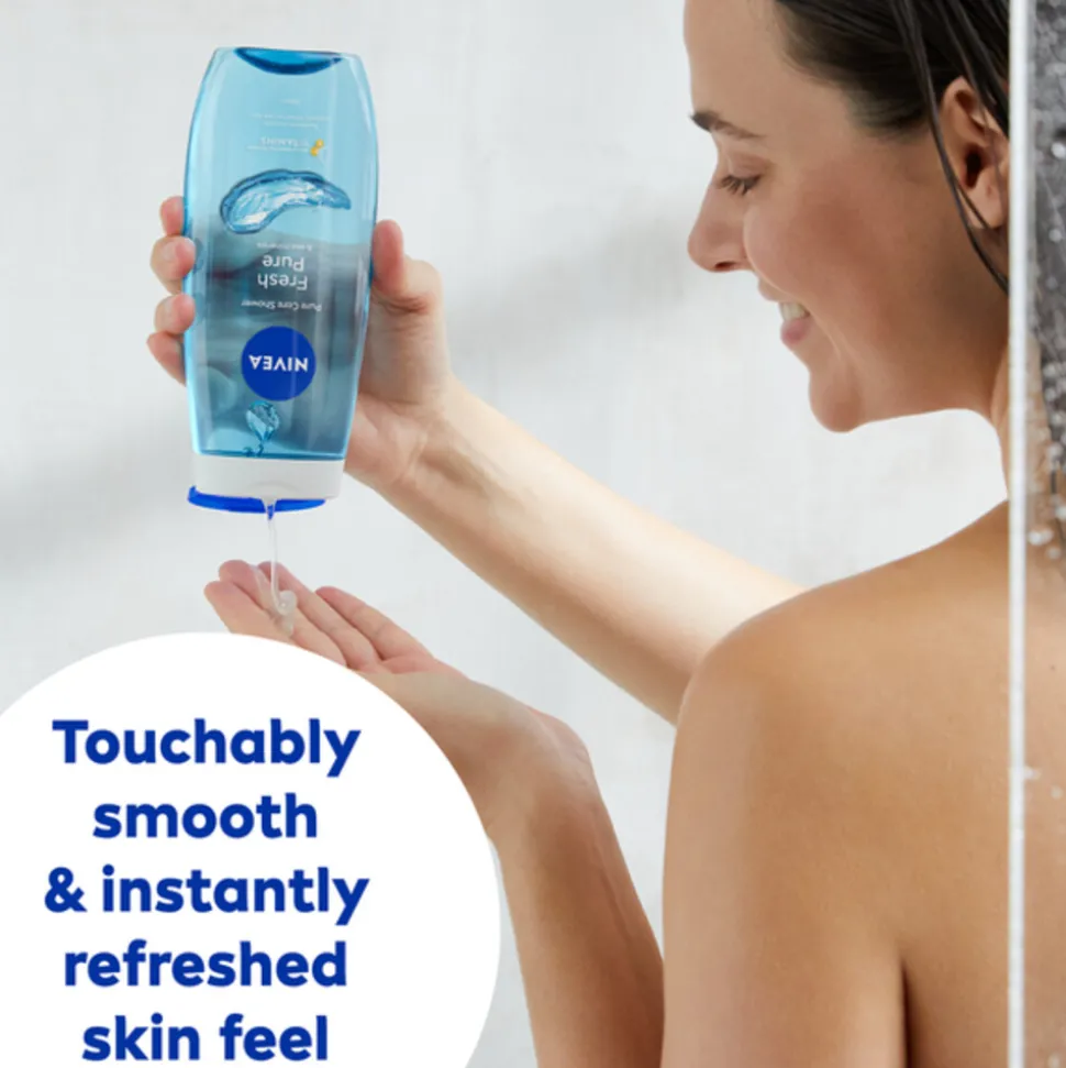 6x NIVEA Douchegel Fresh Pure 250 ml