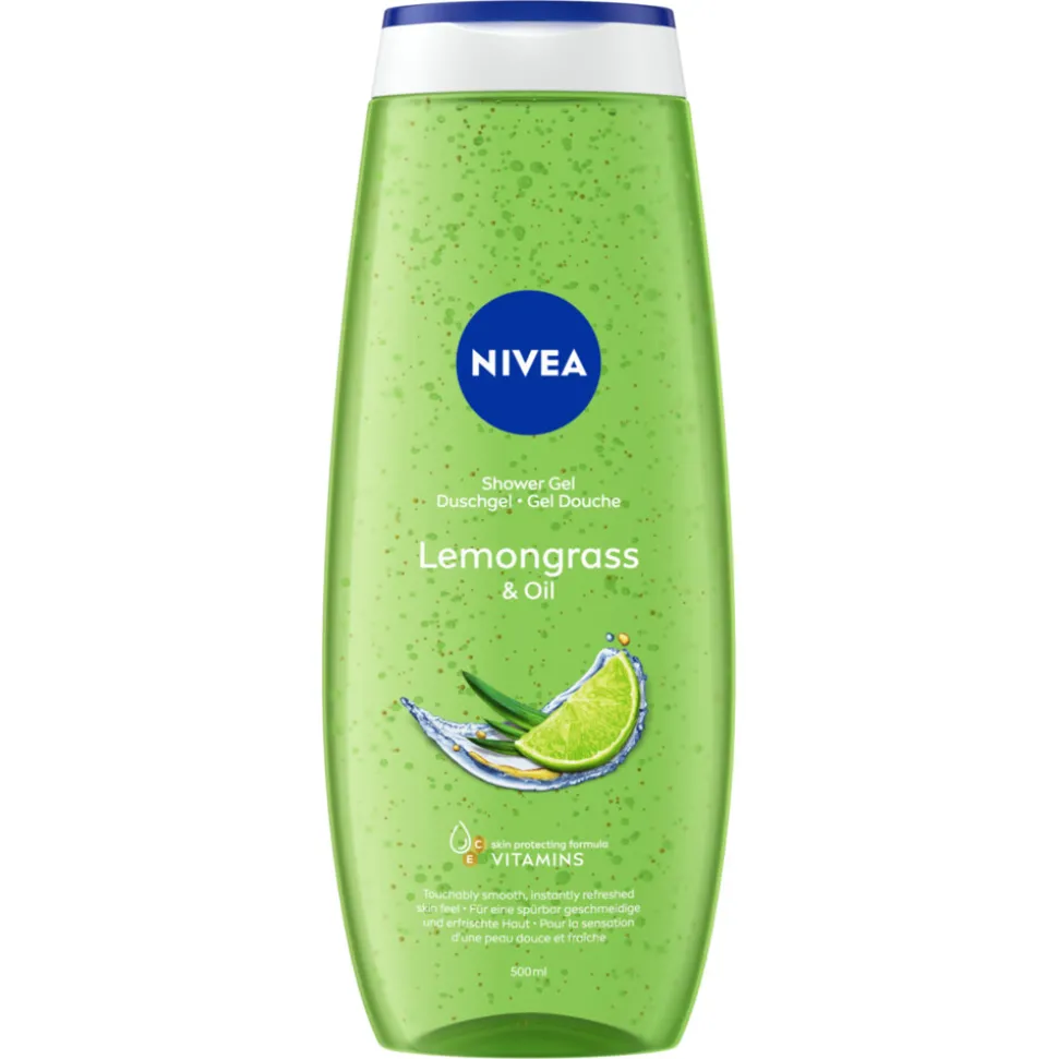 12x NIVEA Douchegel Lemongrass & Oil Care 500 ml