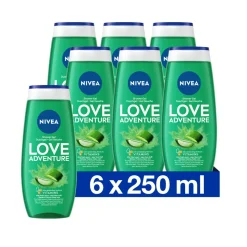 6x NIVEA Douchegel Love Nature 250 ml