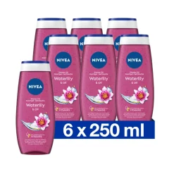 6x NIVEA Douchegel Waterlily & Oil 250 ml