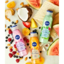 6x NIVEA Fresh Blends Douchegel Fresh Blends Raspberry 300 ml
