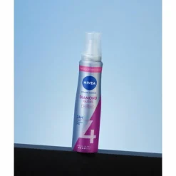 6x NIVEA Haarmousse Diamond Gloss 150 ml