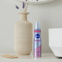 6x NIVEA Haarmousse Diamond Gloss 150 ml