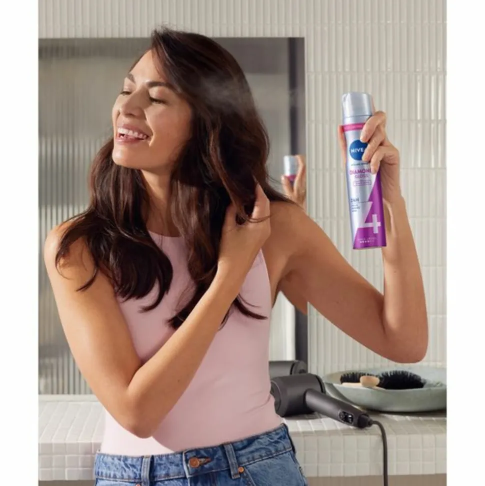 6x NIVEA Haarspray Diamond Gloss Care 250 ml