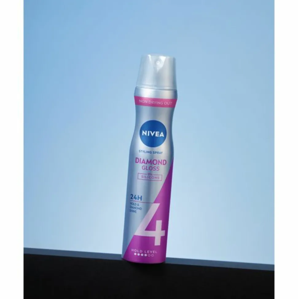 6x NIVEA Haarspray Diamond Gloss Care 250 ml