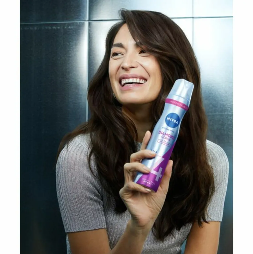 6x NIVEA Haarspray Diamond Gloss Care 250 ml