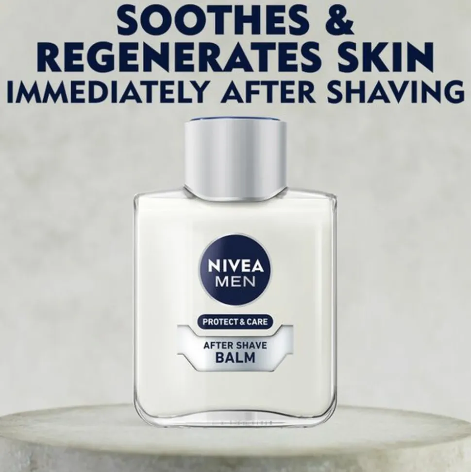 6x NIVEA Men Aftershave Balsem Protect & Care 100 ml