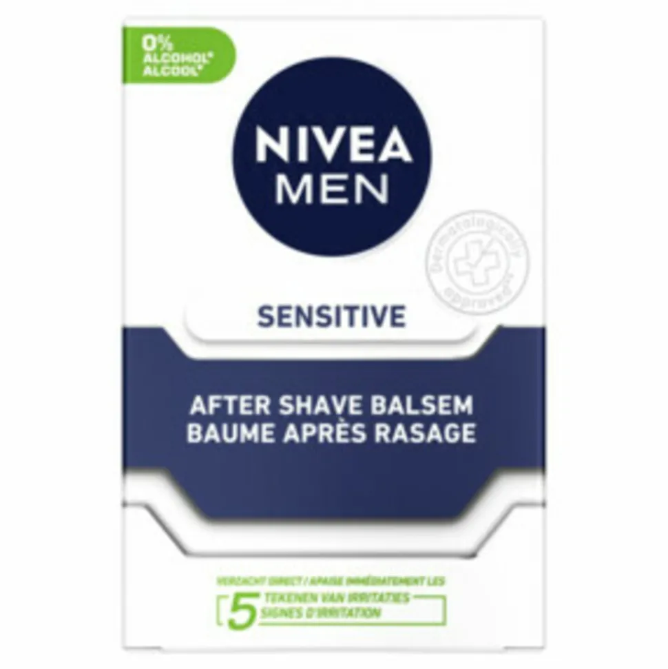 6x NIVEA Men Aftershave Balsem Sensitive 100 ml