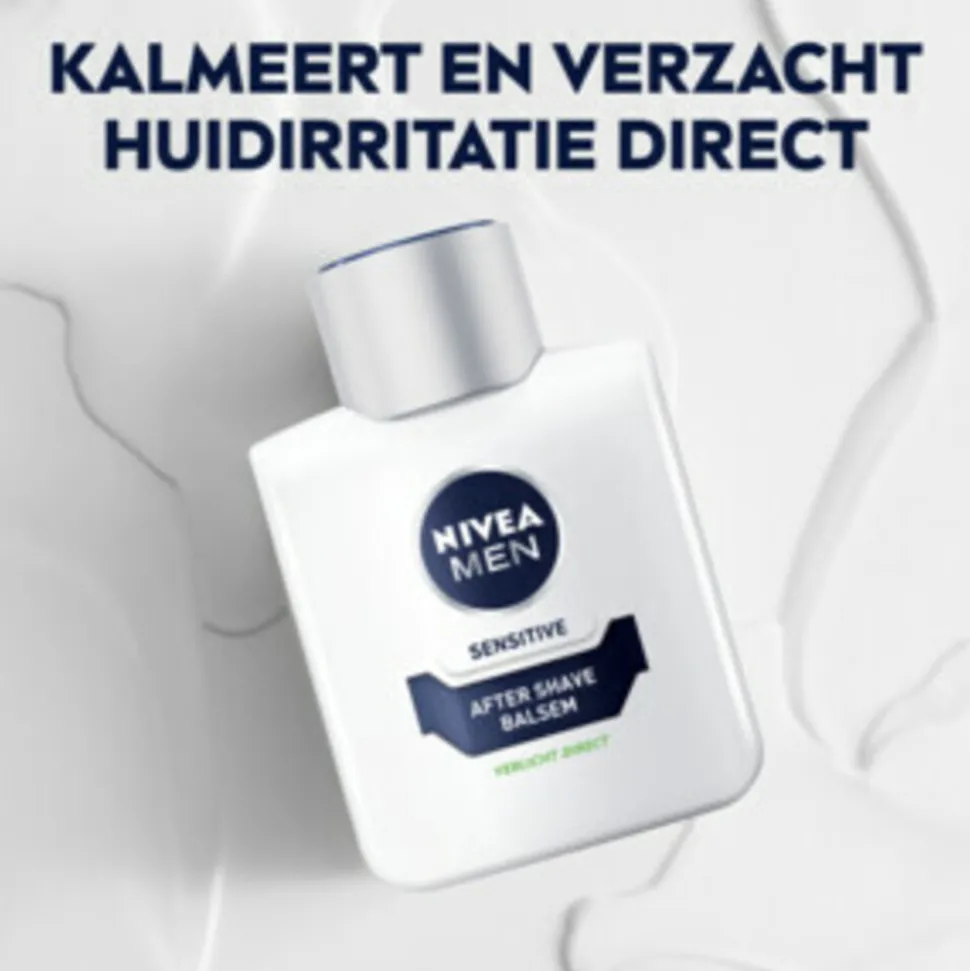 6x NIVEA Men Aftershave Balsem Sensitive 100 ml