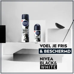 6x NIVEA Men Deodorant Roller Invisible for Black & White 50 ml