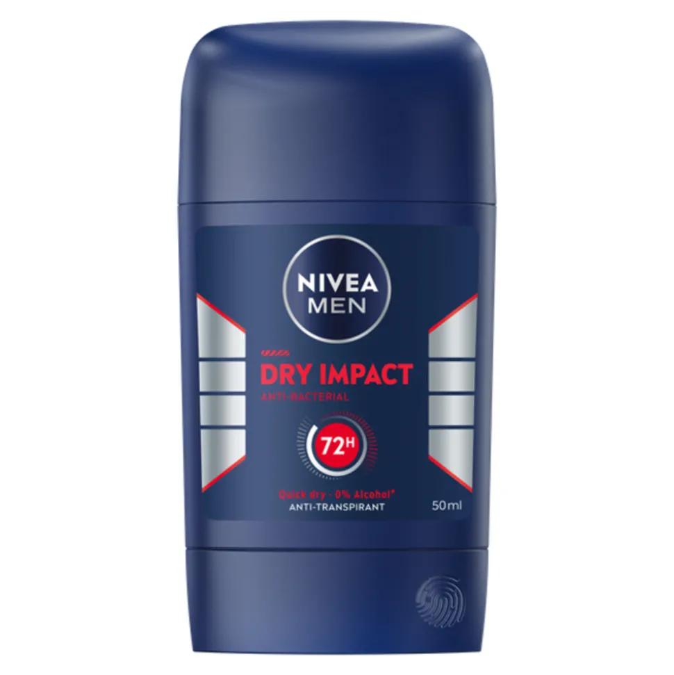 5x NIVEA Men Deodorent Stick Dry Impact 50 ml