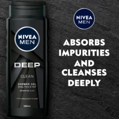 6x NIVEA Men Douchegel Deep Clean 250 ml