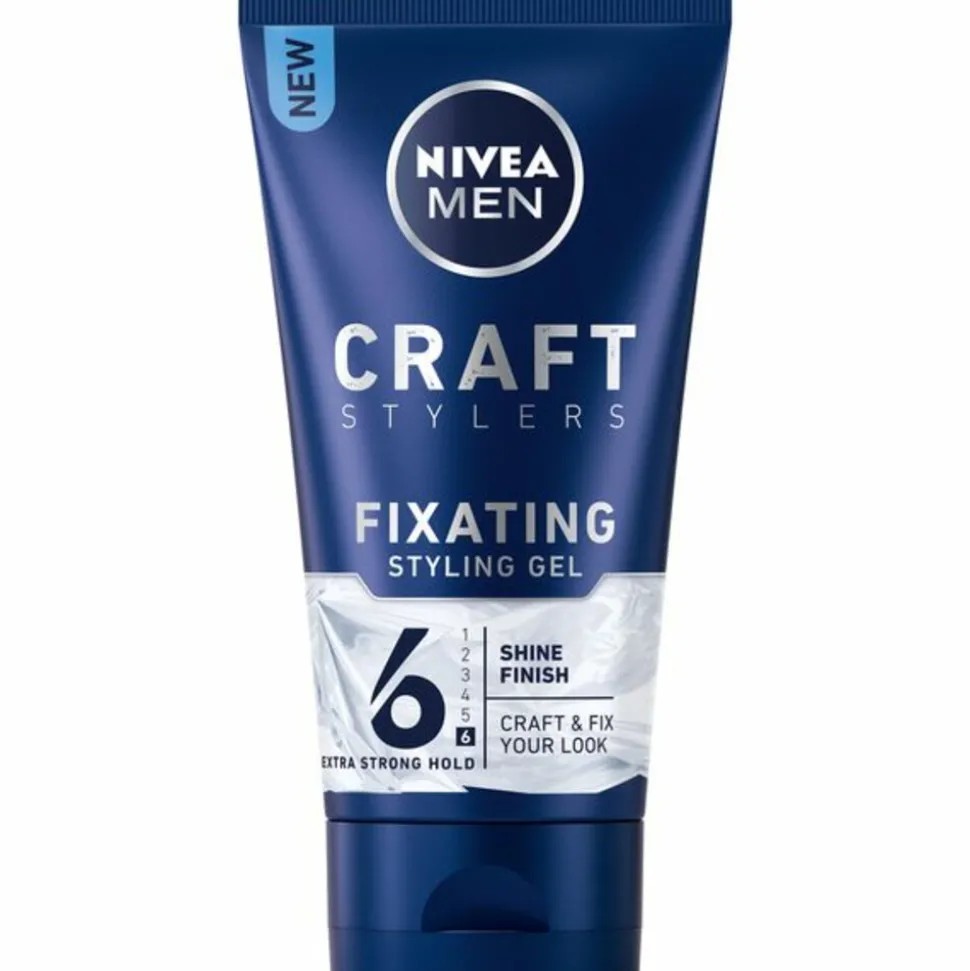 6x NIVEA Men Styling Shine Gel 150 ml