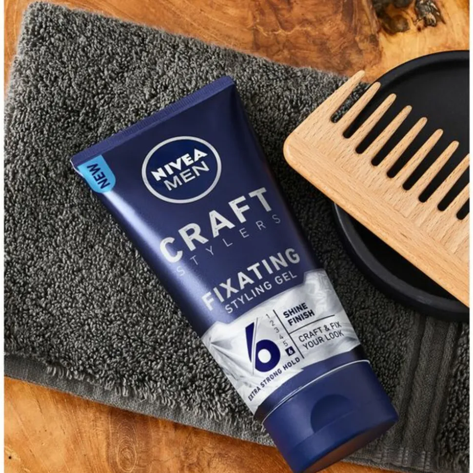 6x NIVEA Men Styling Shine Gel 150 ml