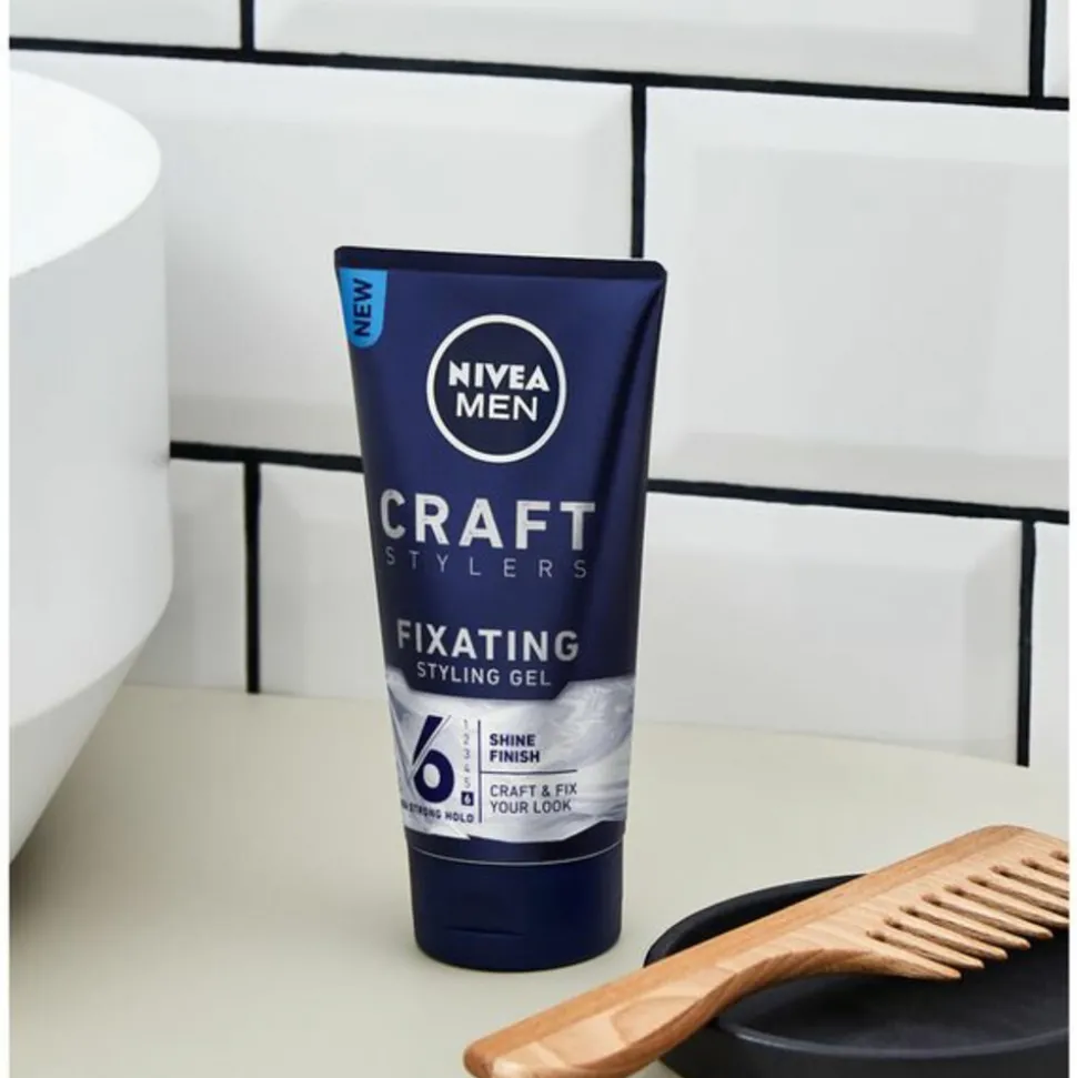 6x NIVEA Men Styling Shine Gel 150 ml