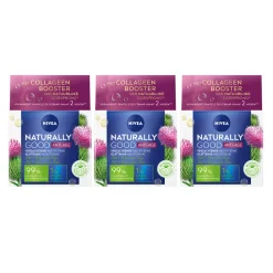 3x NIVEA Naturally Good Nachtcrème Anti-Age 50 ml