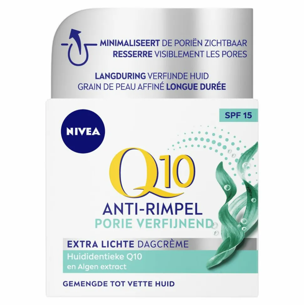 3x NIVEA Q10 Dagcrème Anti-Rimpel Extra Licht SPF 15 50 ml