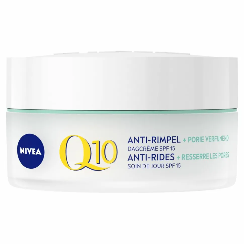 3x NIVEA Q10 Dagcrème Anti-Rimpel Extra Licht SPF 15 50 ml