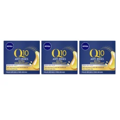 3x NIVEA Q10 Nachtcrème Anti-Rimpel Extra Voedend 50 ml