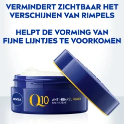 3x NIVEA Q10 Nachtcrème Power Anti-Rimpel 50 ml