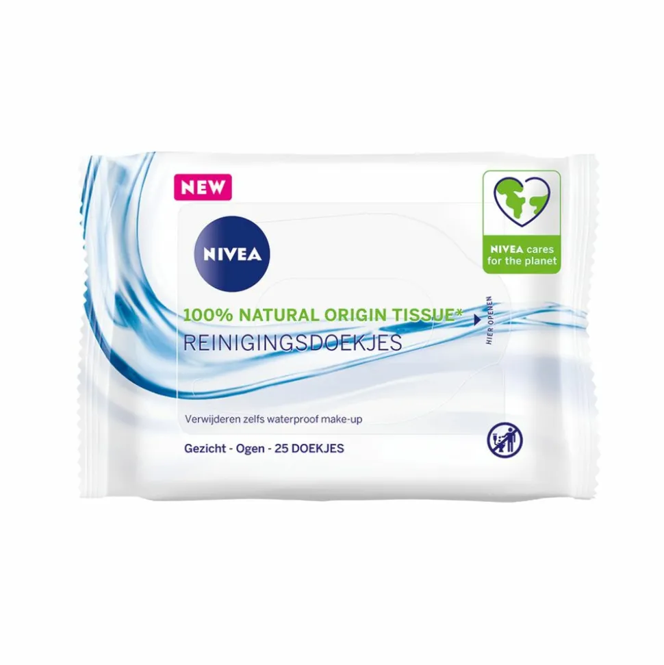 6x NIVEA Reinigingsdoekjes Normale Huid 25 stuks