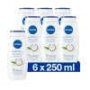 6x NIVEA Soft Care Douchegel Coconut & Jojoba Oil 250 ml