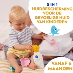6x NIVEA Sun Babies & Kids Sensitive Protect Zonnespray SPF 50+ 270 ml