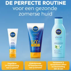 2x NIVEA Sun Protect & Hydrate Zonnecrème Invisible Finish SPF 50+ 150 ml