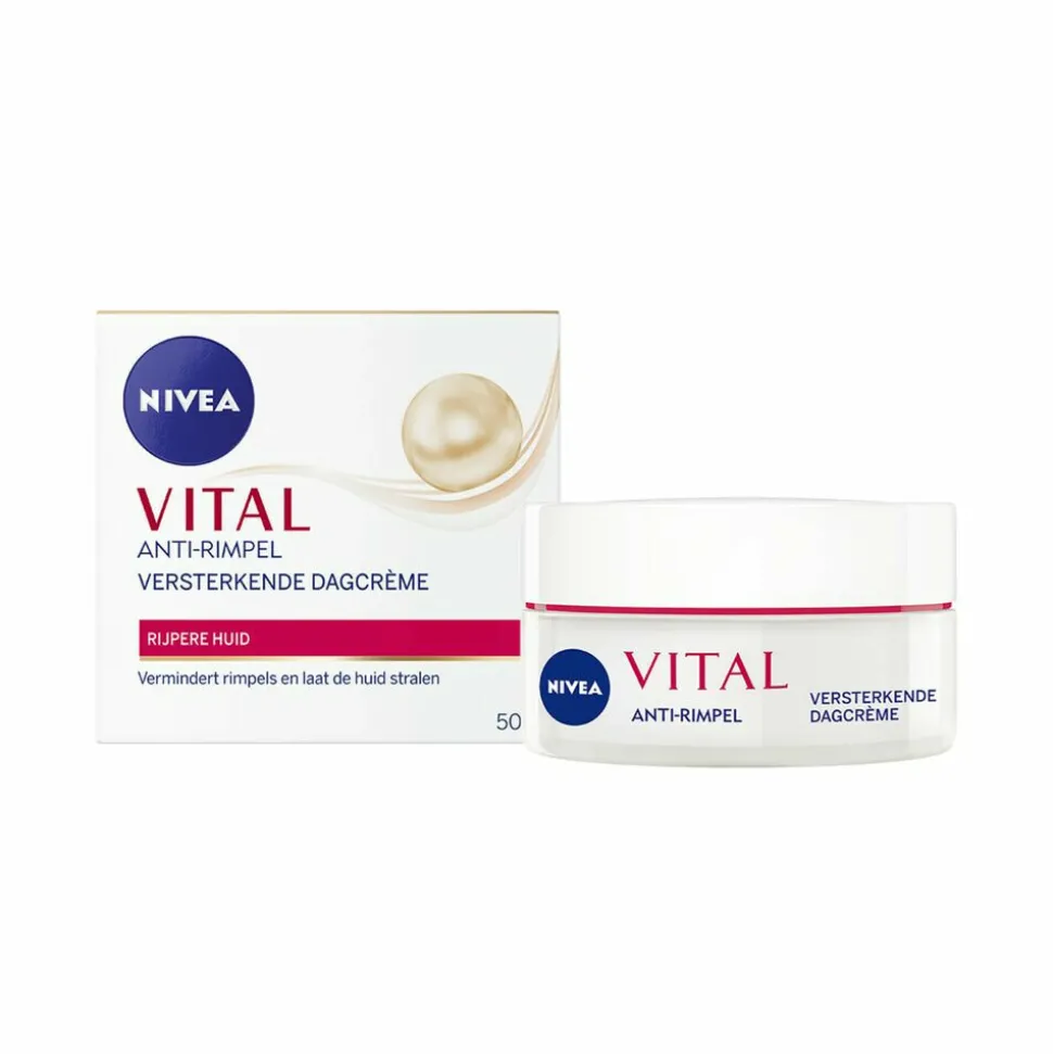 3x NIVEA Vital Dagcrème Anti-Rimpel Versterkend 50 ml