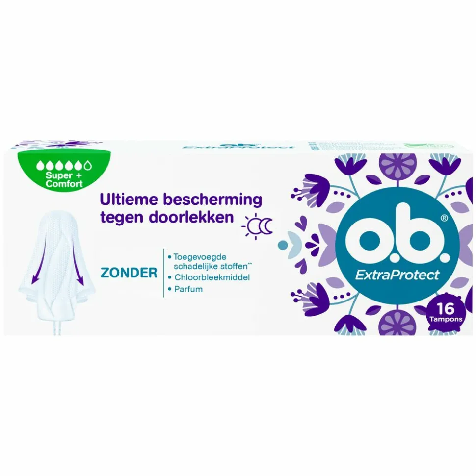 3x OB Extra Protect Super Plus 16 stuks