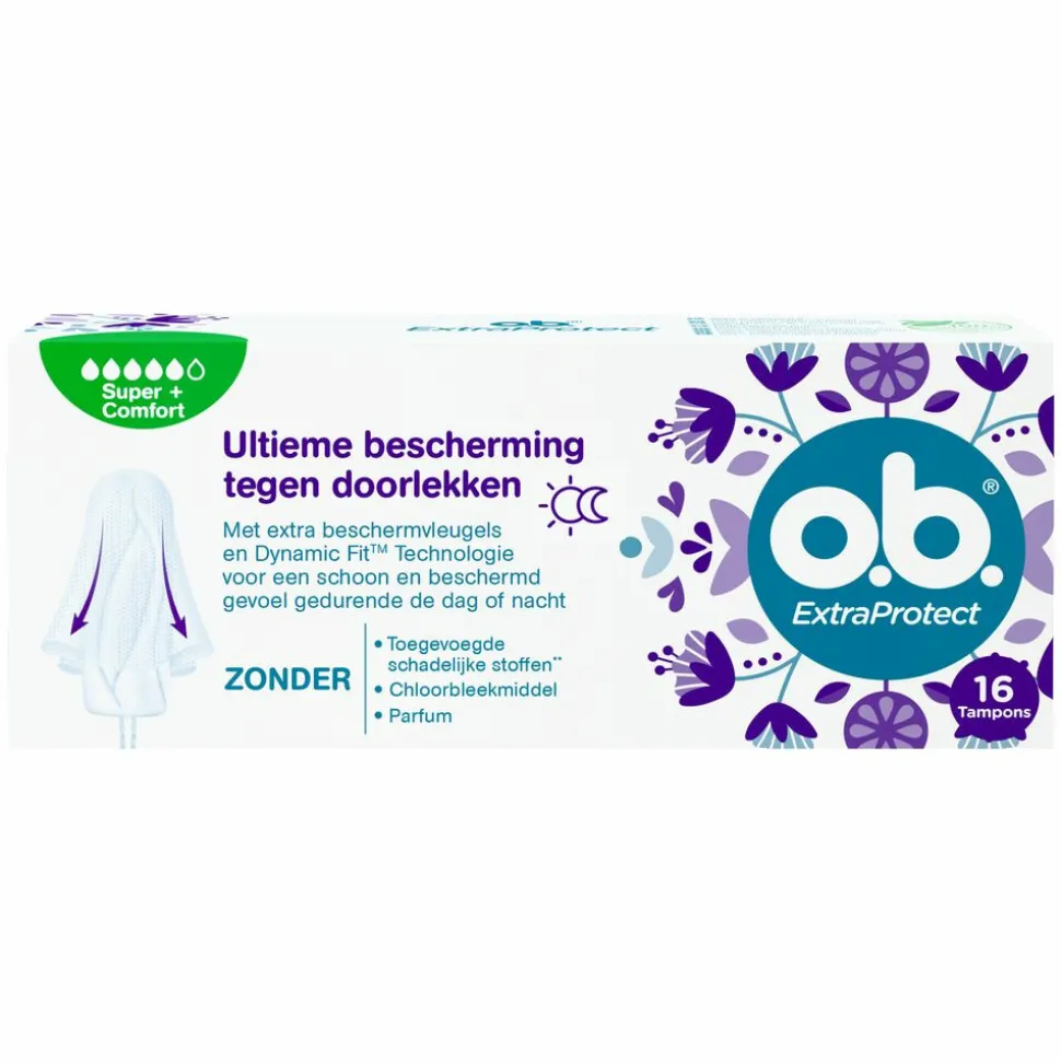 3x OB Extra Protect Super Plus 16 stuks
