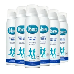 6x Odorex Deodorant Spray Marine Fresh 150 ml